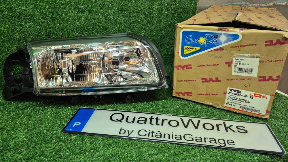 Otica Farol Direito Volvo S80 de 1998 a 2006 Ref. 20-5753-08-2B NOVO