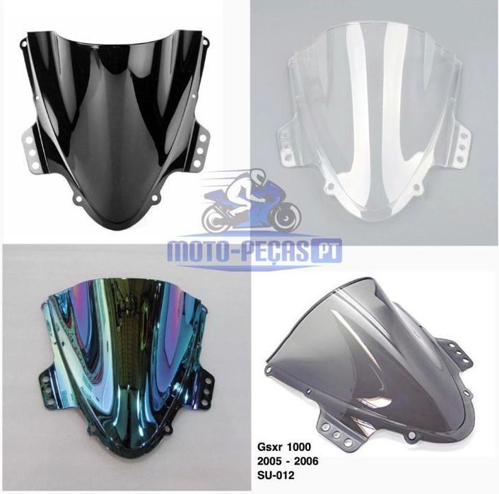 viseira nova suzuki Gsxr 1000 ano 2005 ate 2006  vidro bolha k5 k6