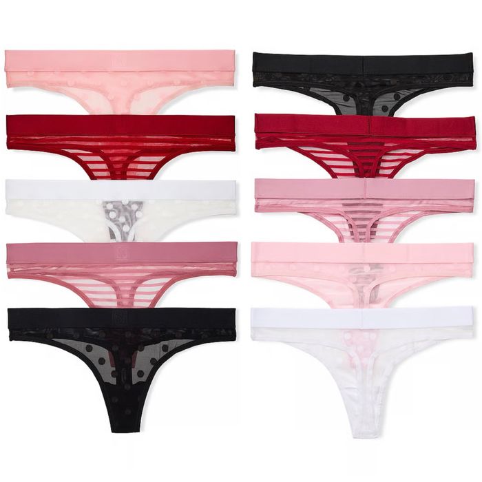 Набір білизни S (трусики) ОРИГІНАЛ Вікторія Сікрет 5 шт в наборі