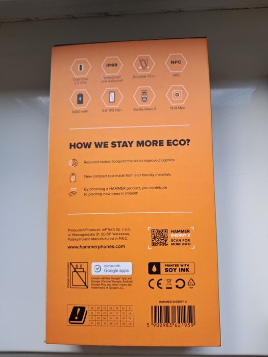 Smartfon Hammer Energy X  64GB  4GB