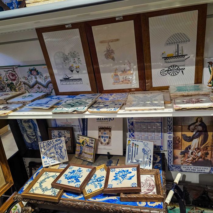 Azulejo Decorativo Lançós “Feiras Novas 1993” Ponte de Lima – Assinado Manuel Franco