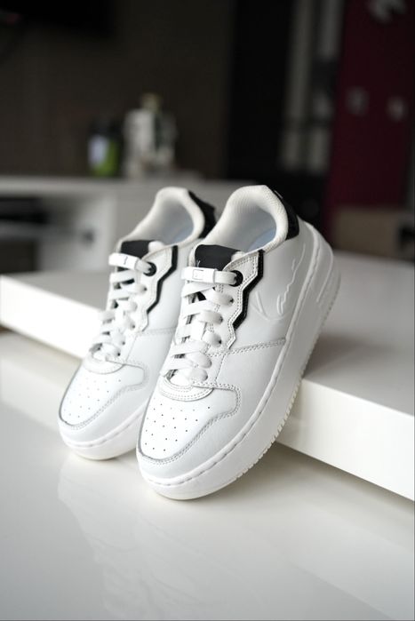 Снікерси Karl Kani білі шкіряні