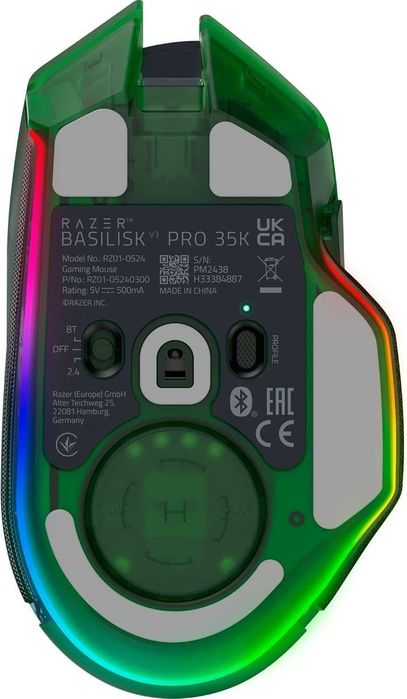 Мышка Razer Basilisk V3 PRO Wireless 35K Phantom Green 1 шт. NEW!