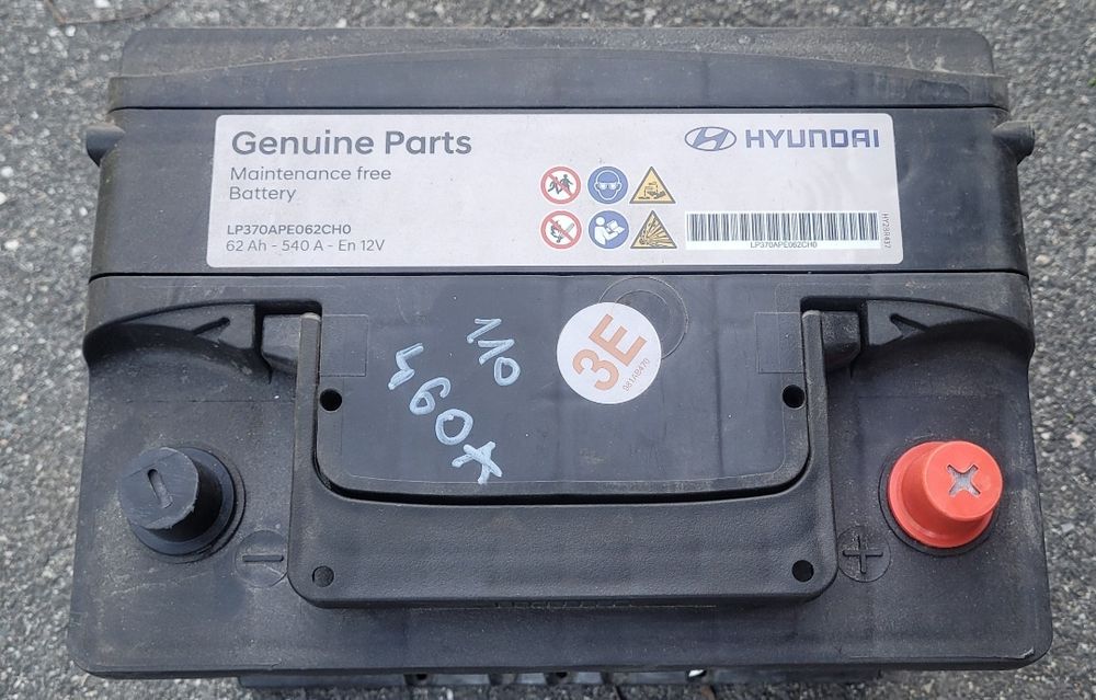 Akumulatory Samochodowe HYUNDAI 12V 62Ah 540A