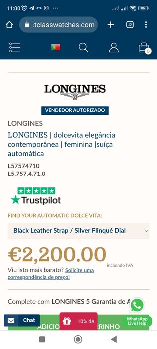 Relógio Longines Original