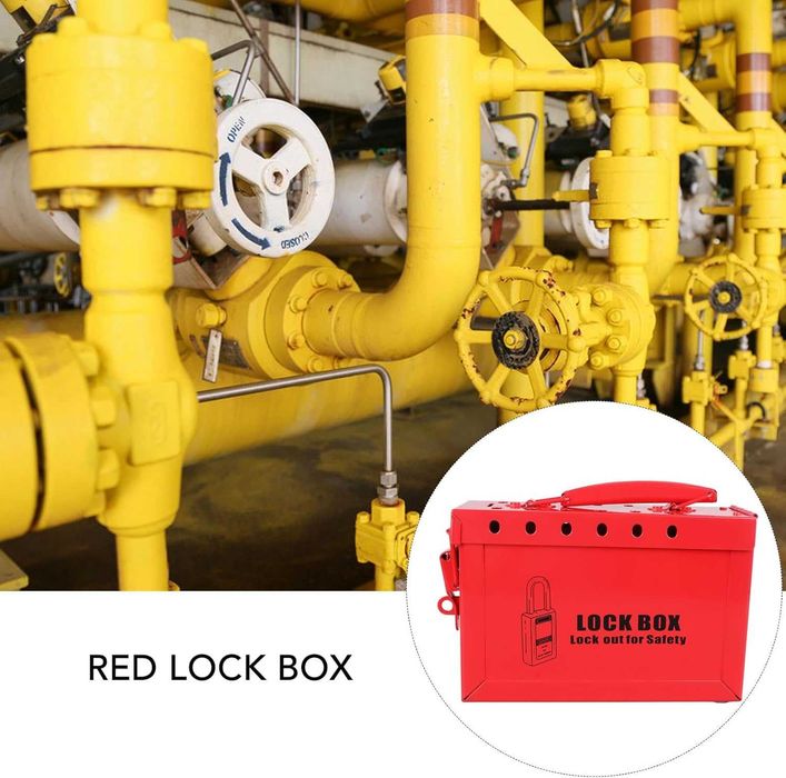 Profesjonalne pudełko lockout LOTO 12 kłódek tagout prezent gadżet