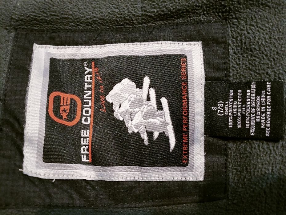 Детская одежда зимняя куртка водоотталкивающая  капюшоном Free country