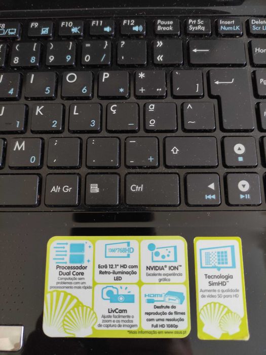 Computador ASUS écran 12.1