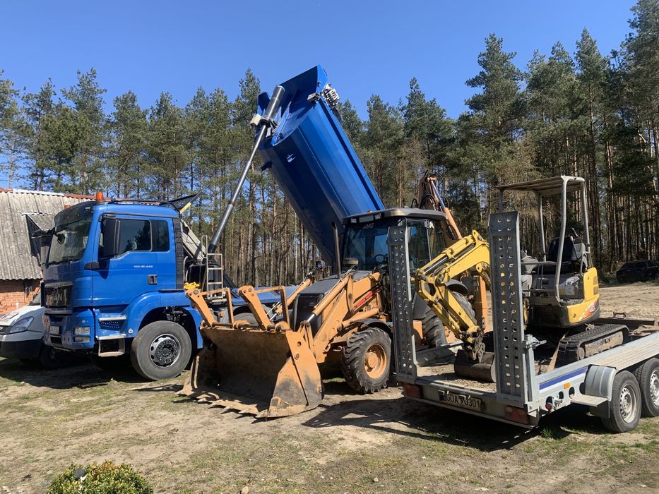 Żwir piasek kamień pospółka  ziemia ogrodowa transport wymiany gruntów