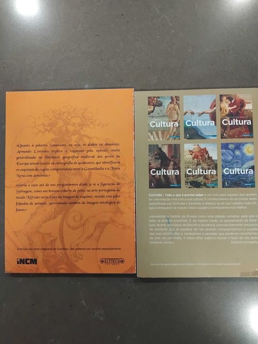 2 livros de cultura e história