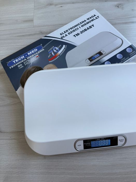 Elektroniczna waga dla dzieci niemowląt noworodków tech-med