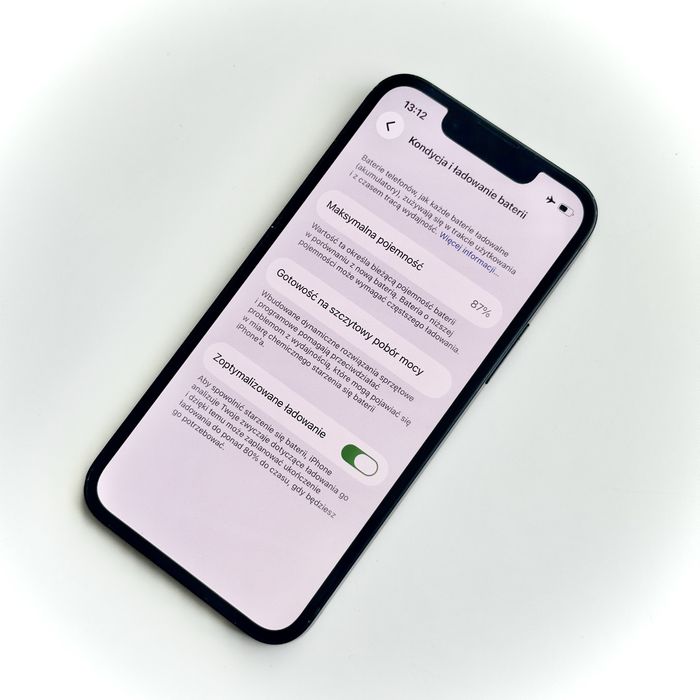 IPhone 13 Mini 128gb Midnight - BATERIA 87% - W PEŁNI ORYGINALNY