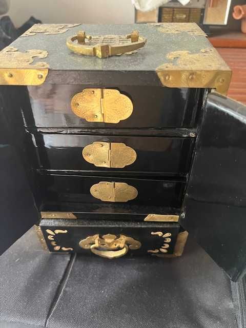 Caixa joias laca Chinesa