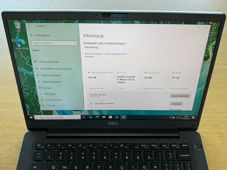 Dell Latitude 7300 | i7 | 16 GB RAM | SSD 512 GB | ładowarka