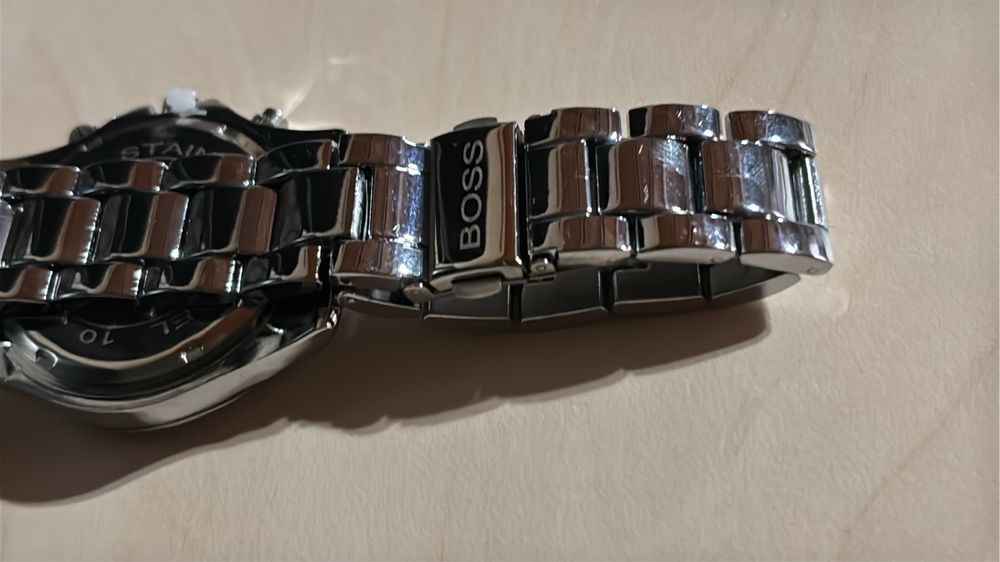 Zegarek srebrny hugo boss