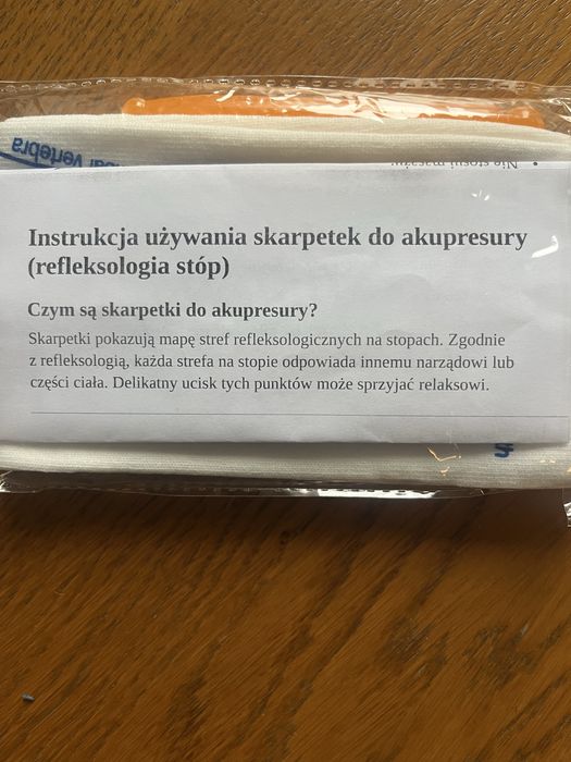 Skarpetki do akupresury / refleksologia stóp