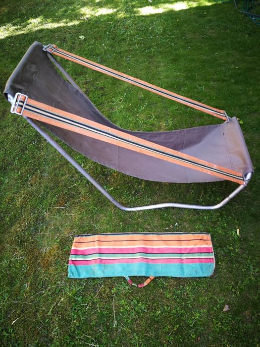 Leżak rozkładany PRL