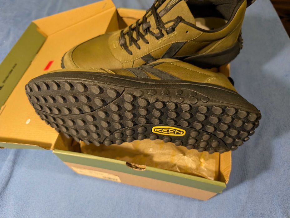 Keen KS86 Lea - 47 - US13 - 31см - темна оливка -ретро - нові!