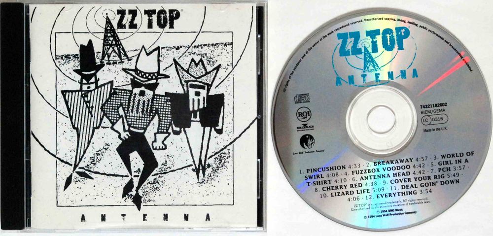 (CD) ZZ Top - Antenna s.BDB