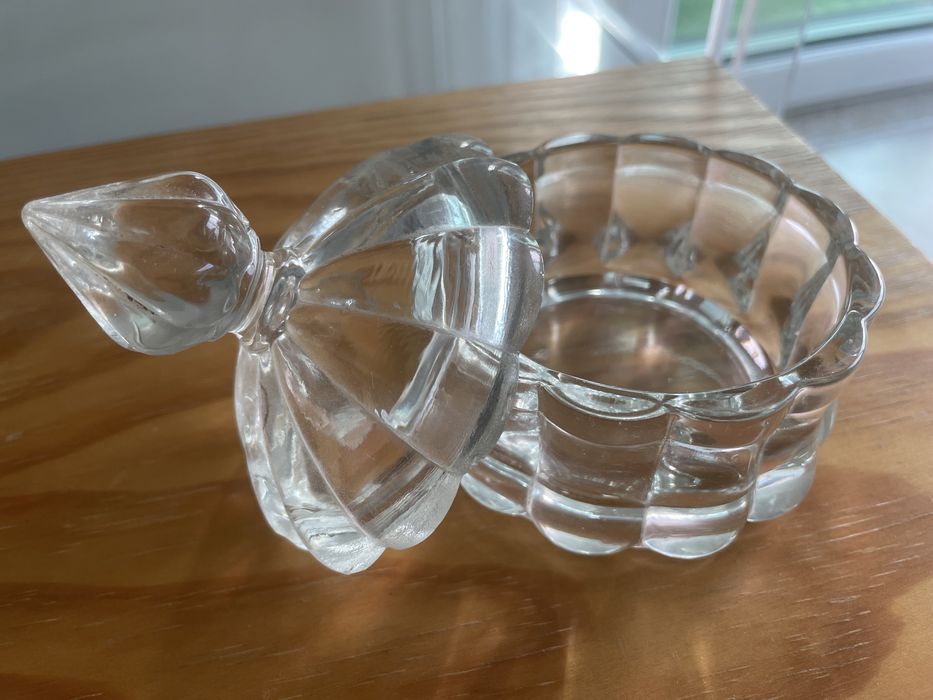 Pote decorativo de vidro