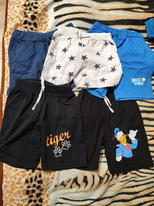 Zestaw 5 par spodenek krótkich dla chłopca r. 110-116