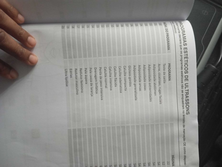 Máquina de cavitação novo