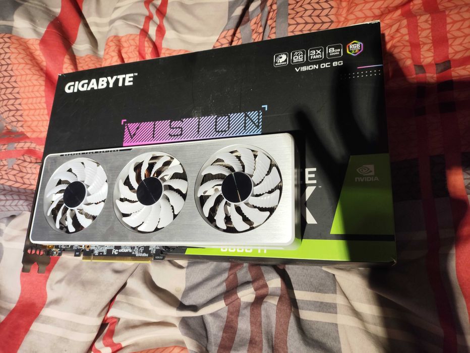 Karta Graficzna Gigabyte GeForce RTX 3060 Ti VISION OC LHR 8GB GDDR6