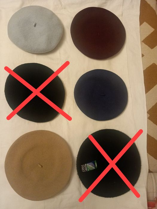 Берети 100 % вовна