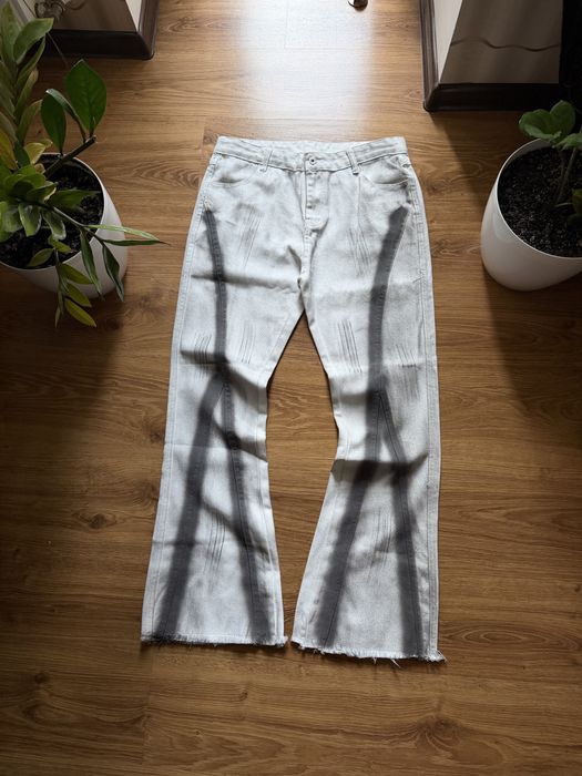 Кльош джинси opium flared jeans bootcut fit клеш фларед штани архів