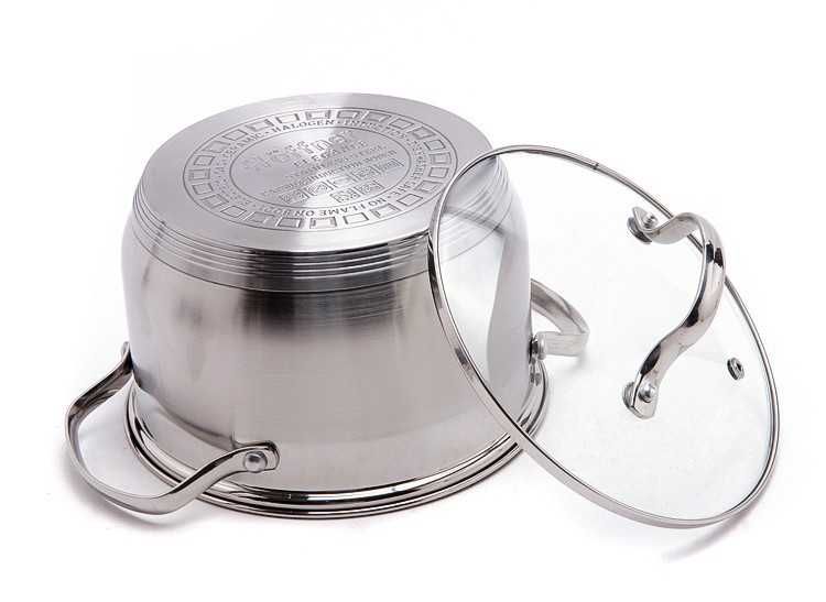 Komplet garnków stalowych Hoffner 12 ele. HF-4450