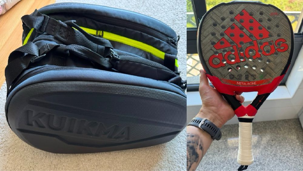 Raquete PADEL Adidas Metalbone 3.1 + SACO RAQUETEIRA KUIKMA PL 990