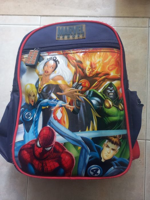 Mochila de criança super-heróis
