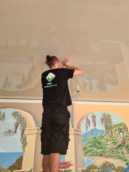 Ремонт натяжної стелі, Ремонт натяжного потолка, Якість Гарантуємо !