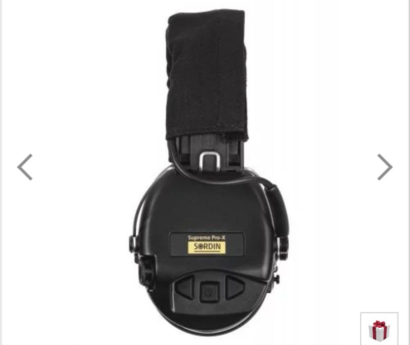 Навушники Sordin Supreme Pro-X Leather Black (75302-X-02-S)