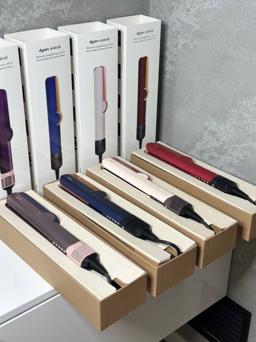 Вирівнювач для волосся Dyson Airstrait HT01 синій premium Copper