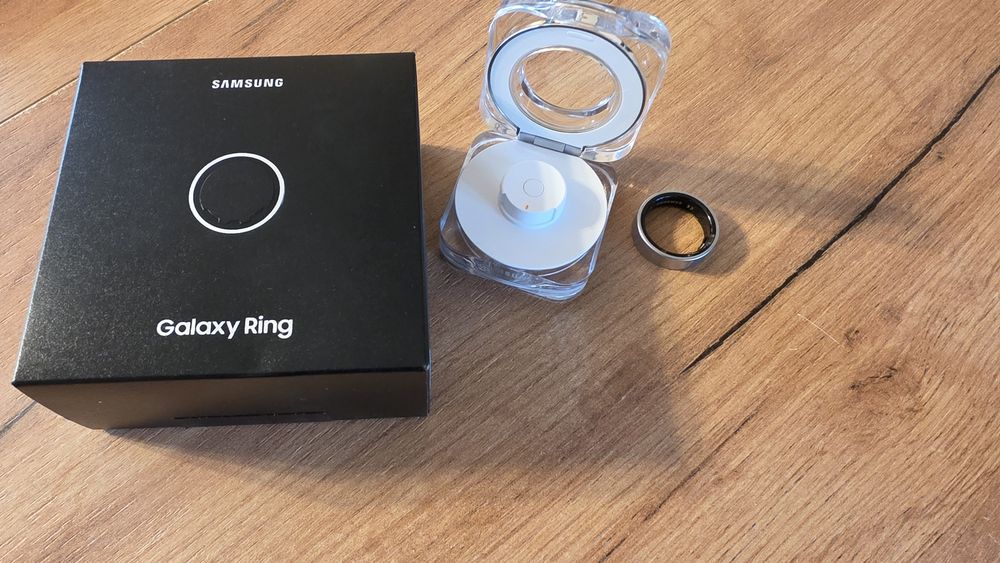 Samsung Galaxy Ring srebrny rozmiar 11 idealny