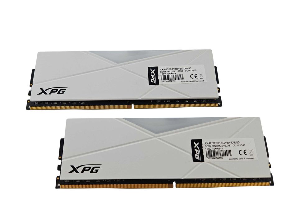 Оперативна пам’ять ADATA DDR4 32GB (2x16GB) 3200MHz XPG Spectrix D50 RGB White
