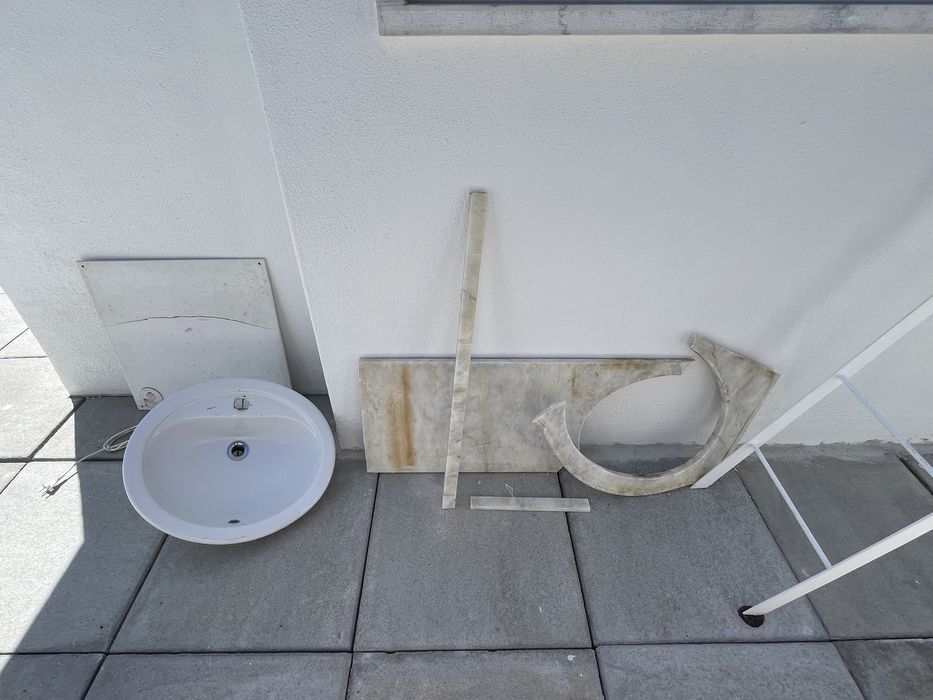 Pedra de Lavatorio Marmore e lavatorio