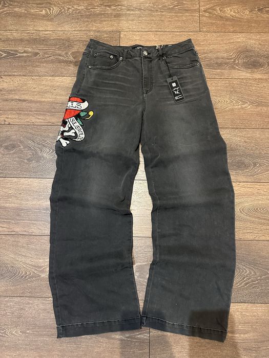 Oryginalne jeansy Ed Hardy – nowe z metką