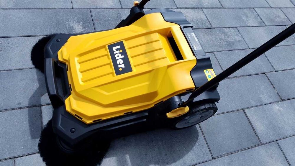 Zamiatarka Ręczna Do Liści Kostki Tarasu Garażu 3x Szczotka Zestaw Xl