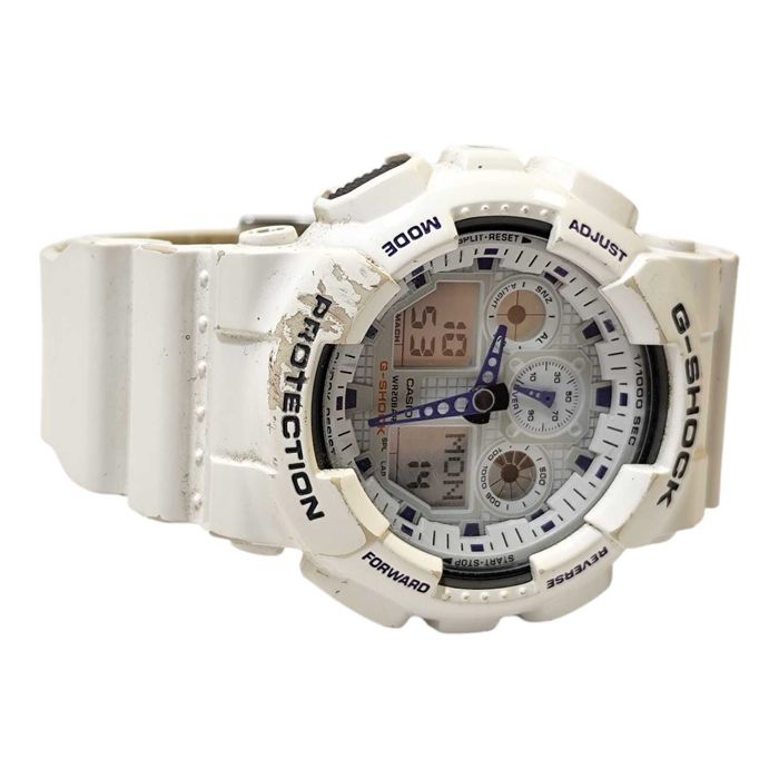 Zegarek Casio G-shock Resist GA-100A 5081 Biały