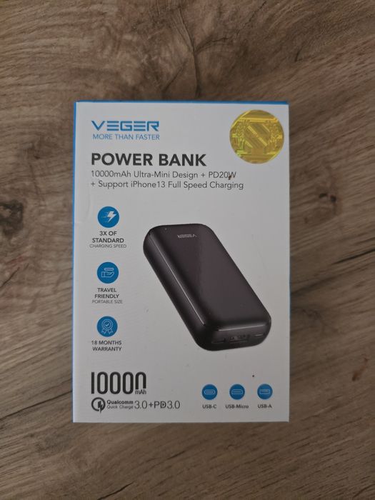 Powerbank Vager S10 10000 mah nowy