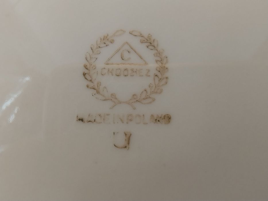 Duża patera. Chodzież Tańce polskie. Krakowiak.