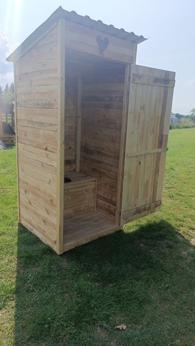Toaleta WC drewniana przenośna