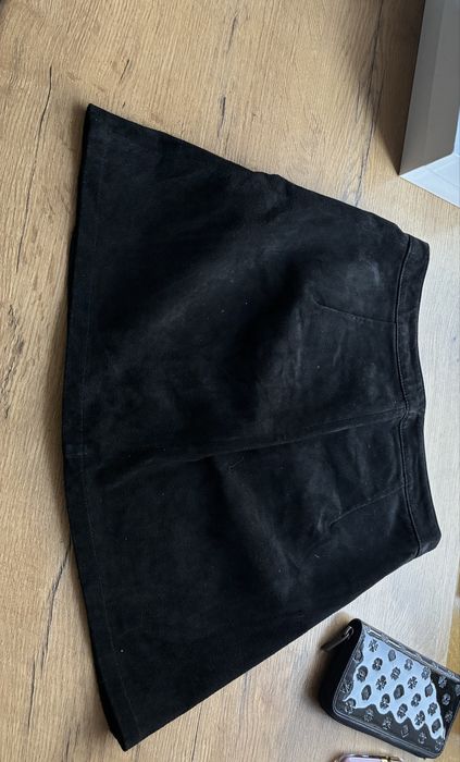 Spodniczka Stradivarius mini zamsz naturalny S