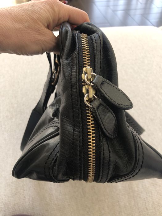 Чорна шкіряна сумка Kenzo, оригінал