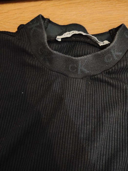 Bluzka w prązki Calvin Klein