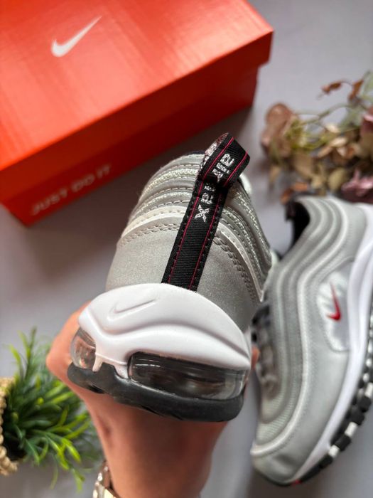 В Наявності! Nike Air Max 97 OG ‘Silver Bullet’•Кросівки Найк Аір Макс (сірі,сріблий)