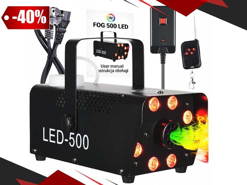 WYTWORNICA DYMU Mgły Dymiarka Maszyna Do Dymu | + GRATIS