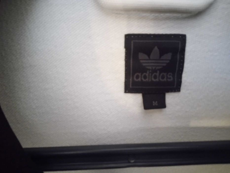 Casaco Adidas branco julgo que unisexo